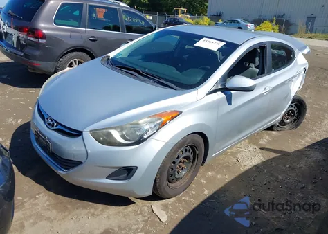 2013 Hyundai Elantra Gls from USA, damaged, VIN 5NPDH4AE7DH203486